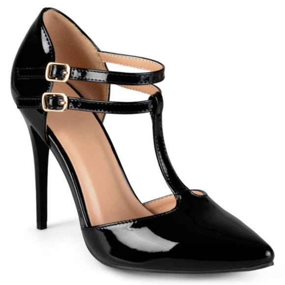 Journee Collection Tru Women's T-Strap High Heels - Picture 1 of 4